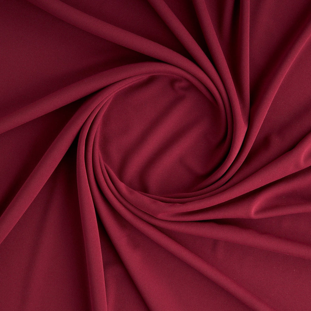 BURGANDY | 621-RED - MATT JERSEY - Zelouf Fabrics