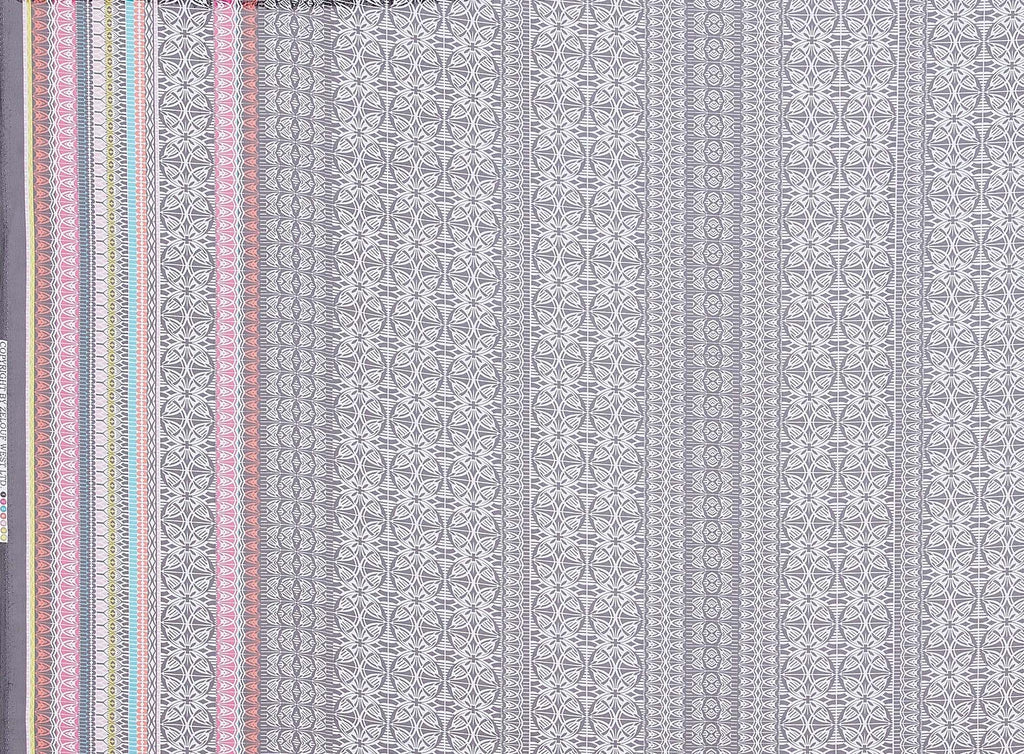 391 ROSE/BLACK | 12259-3333 - CHINESE HIGH MULTI CHIFFON PRINT - Zelouf Fabrics