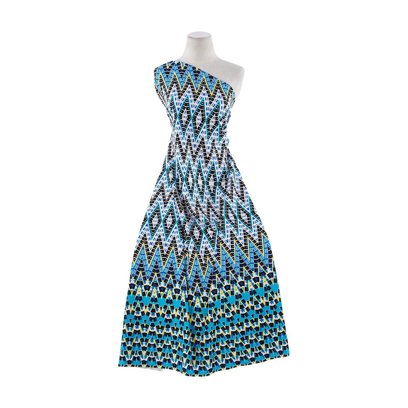 SCUBA KNIT PRINT | 12261-5631 451 BLUE/YELLOW SCUBA KNIT PRINT | 12261-5631 451 BLUE/YELLOW