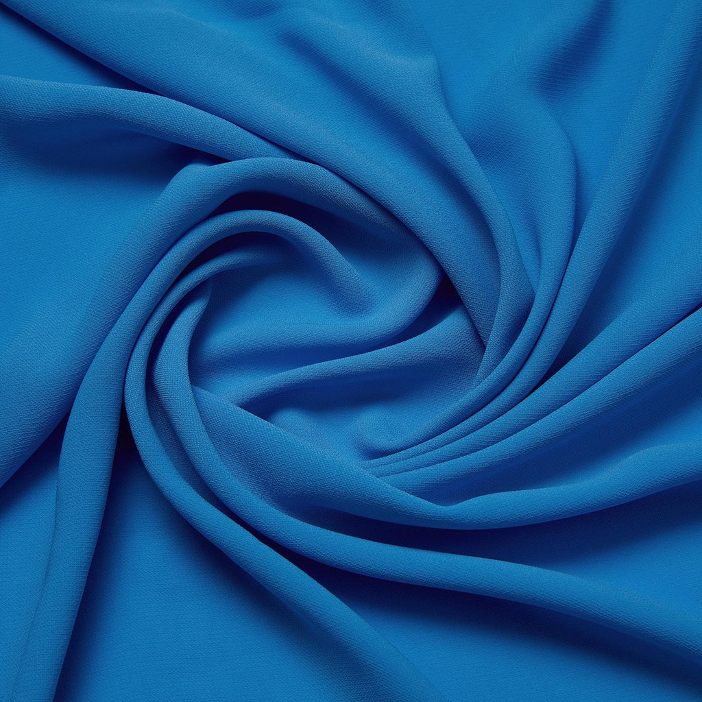 HEAVY LAYERED CHIFFON | 1233 441 PERI BLUE - Zelouf Fabrics