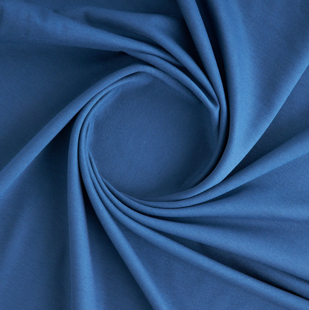 COPEN NAVY | 5217 - RAYON NYLON SPAN PONTE - Zelouf Fabrics