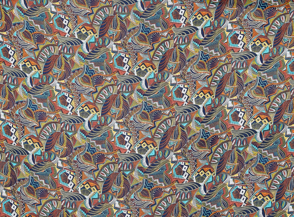 TRIBAL CHALLIS PRINT  | 12608-8901  - Zelouf Fabrics