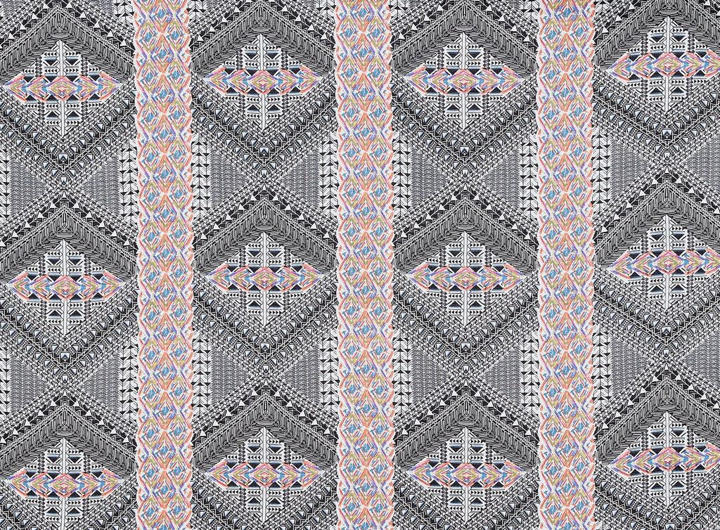 435 JADE/MAGENT | 12614-5881 - ZOEY RAYON JACQUARD PRINT - Zelouf Fabrics