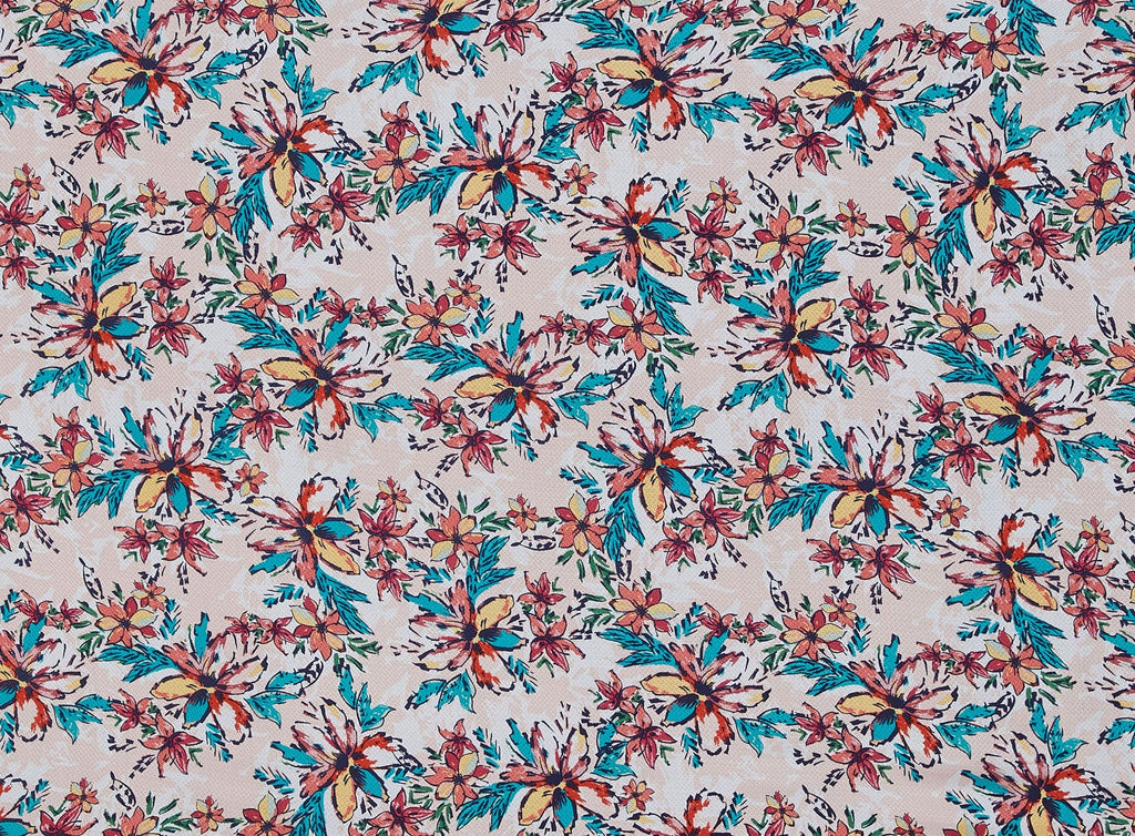 837 PEONI/SIENNA | 12624-5881 - ZOEY RAYON JACQUARD PRINT - Zelouf Fabrics