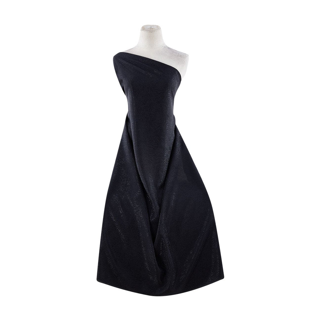 BLACK | 1262 - HAMMERED JACQUARD SATIN FIREWORK - Zelouf Fabrics
