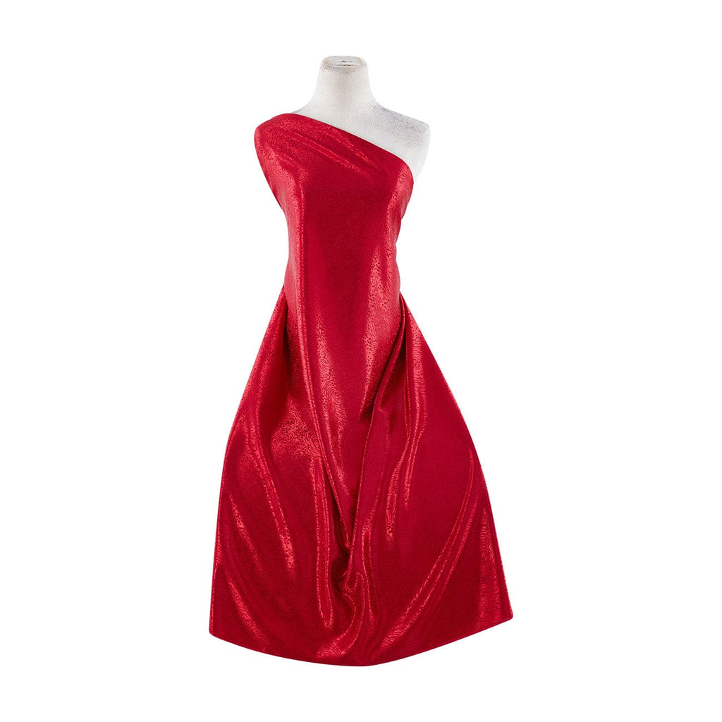 CLARET | 1262 - HAMMERED JACQUARD SATIN FIREWORK - Zelouf Fabrics
