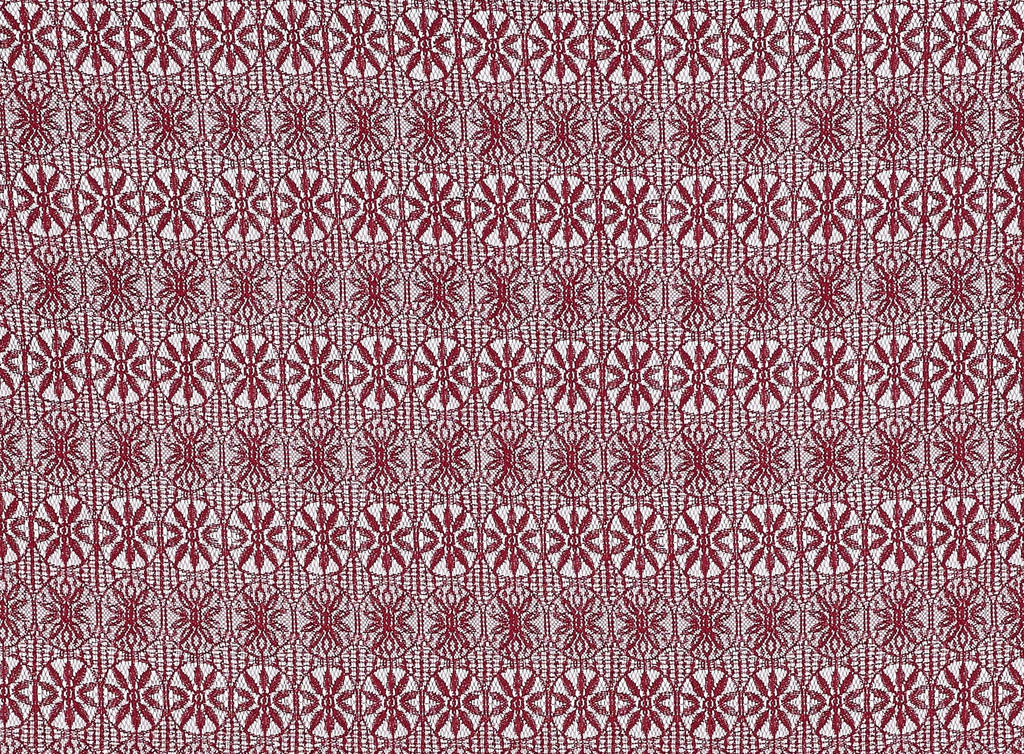 339 RUBY | 12687-3995 - "DARLING" NYLON COTTON LACE - Zelouf Fabrics