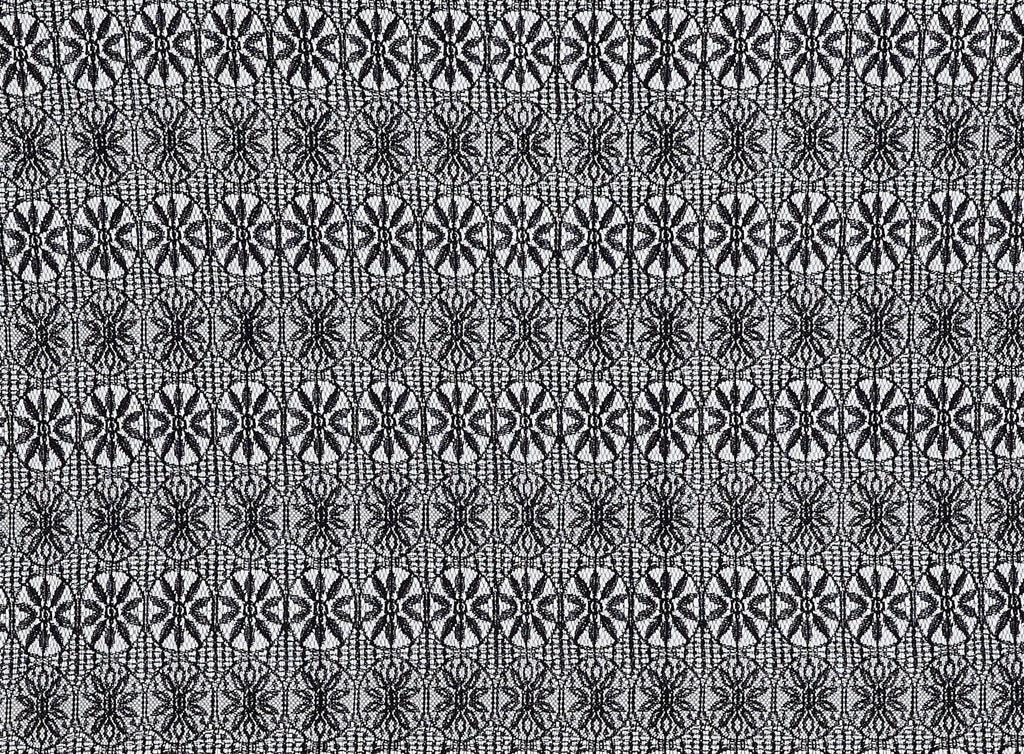 999 BLACK | 12687-3995 - "DARLING" NYLON COTTON LACE - Zelouf Fabrics