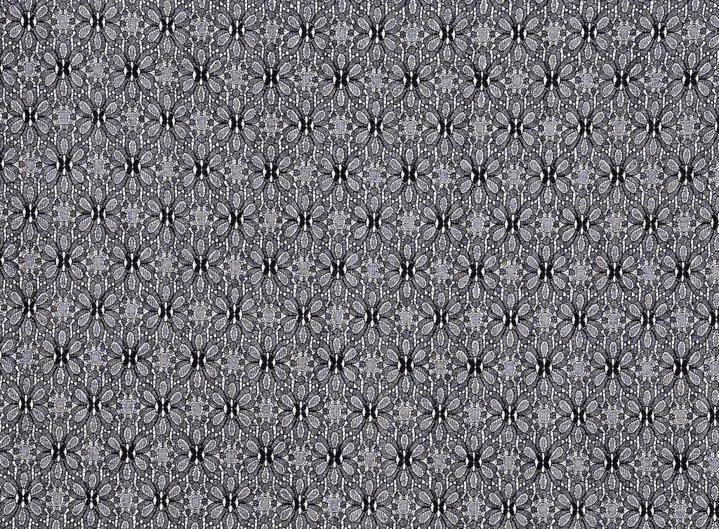 C999 BLACK | 12690-3995 - BLOSSOM LACE PRINT - Zelouf Fabrics