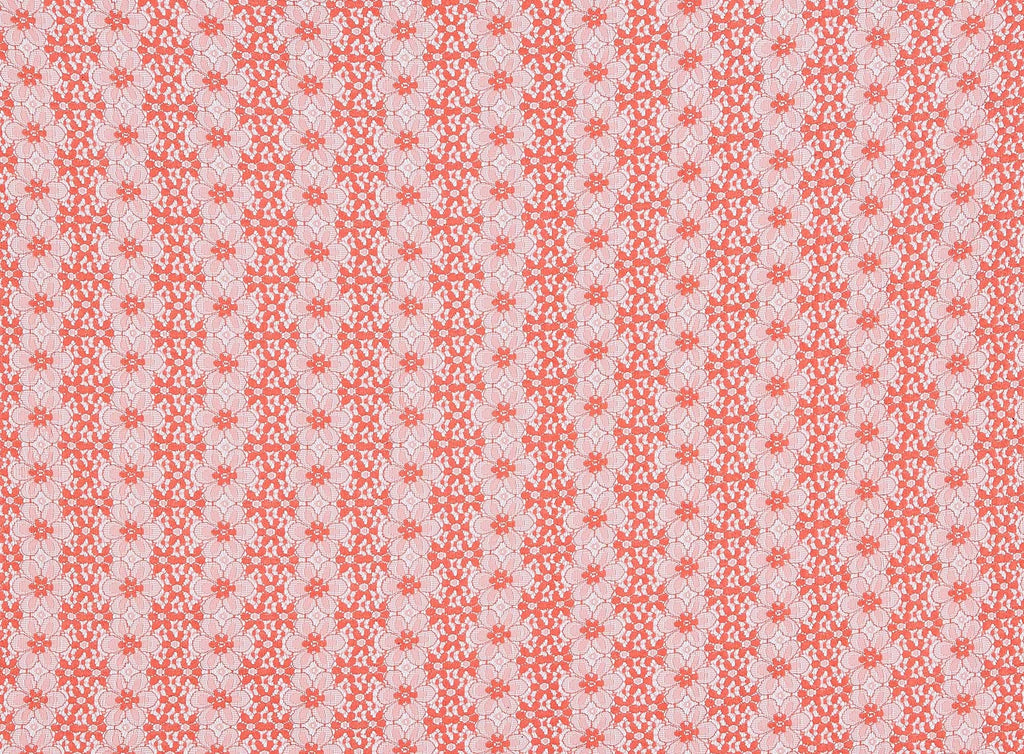 C881 CRSNTCORAL | 12691-3995 - DREAMER LACE PRINT - Zelouf Fabrics