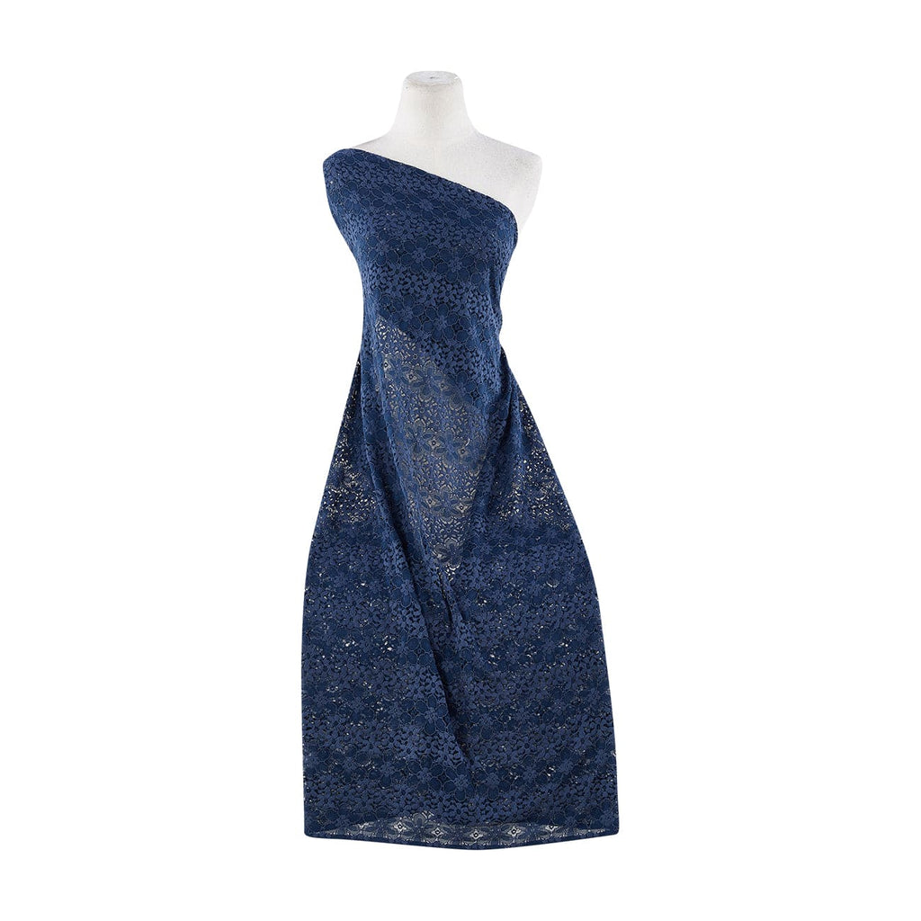 C449 NAVY | 12691-3995 - DREAMER LACE PRINT - Zelouf Fabrics