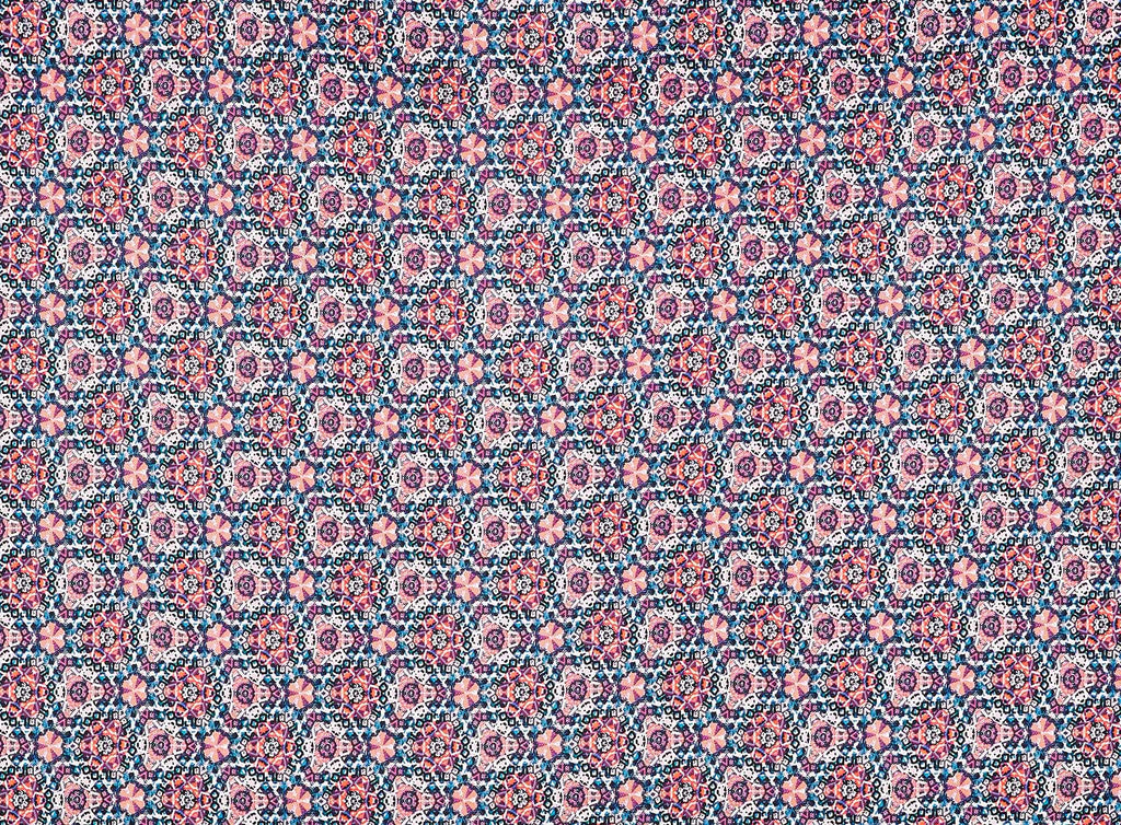KALEIDOSCOPE PRINTED SCUBA KNIT  | 12709-5631  - Zelouf Fabrics