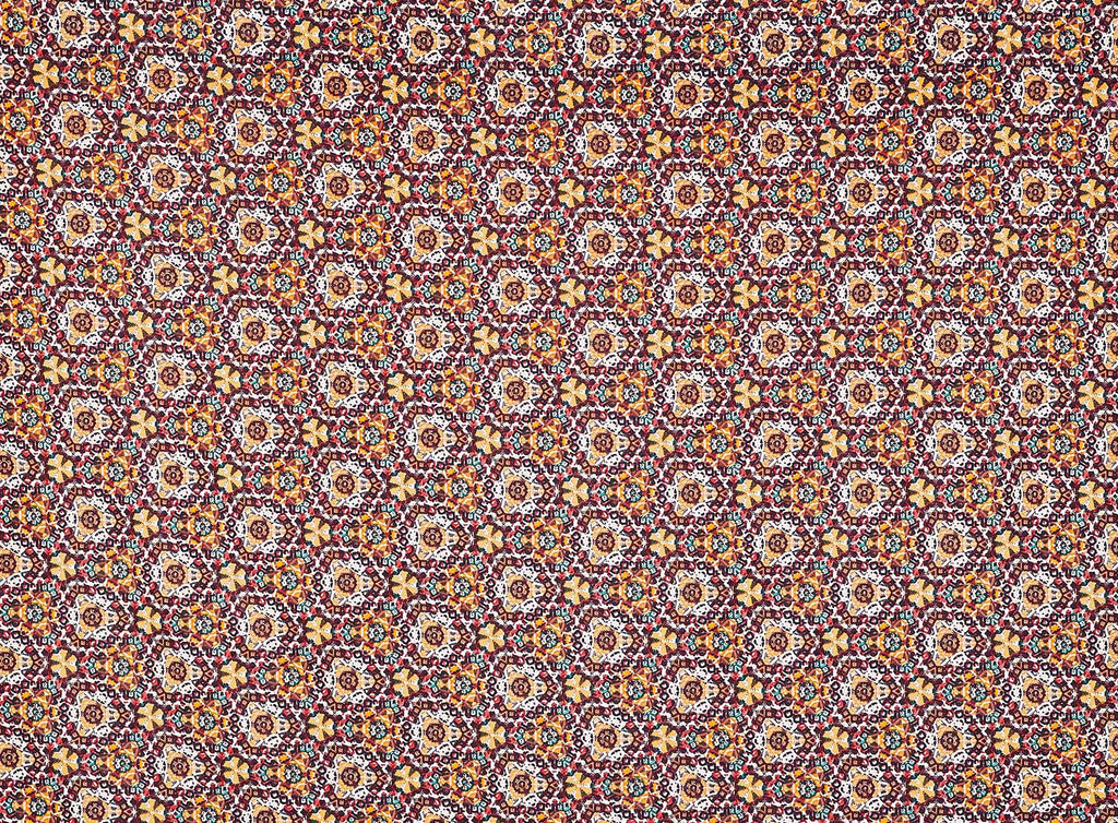 KALEIDOSCOPE PRINTED SCUBA KNIT  | 12709-5631  - Zelouf Fabrics