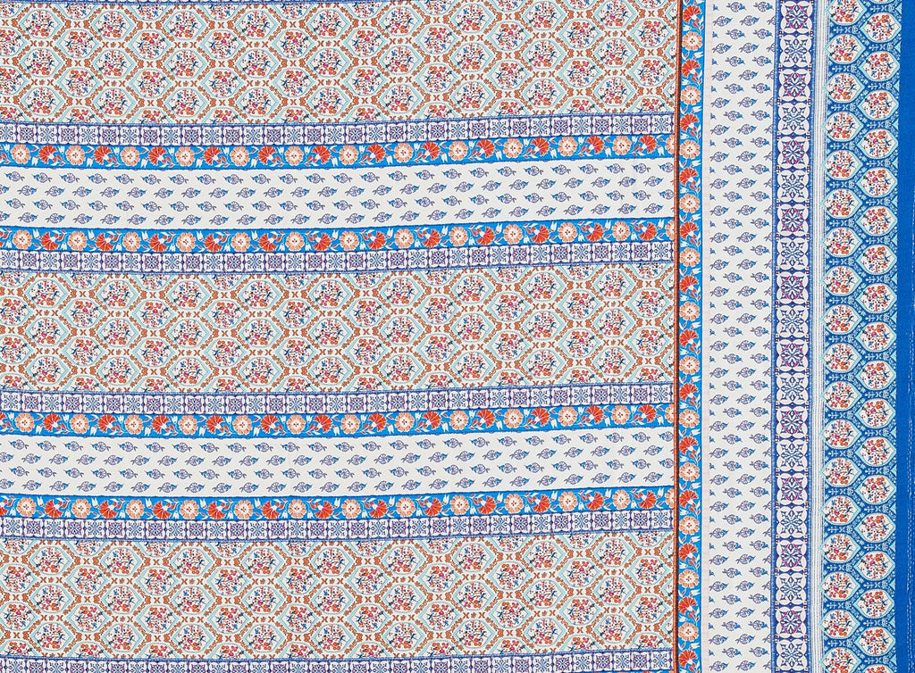 PRAIRIE DREAM PRINT ON PENELOPE CREPE  | 12839-1540  - Zelouf Fabrics