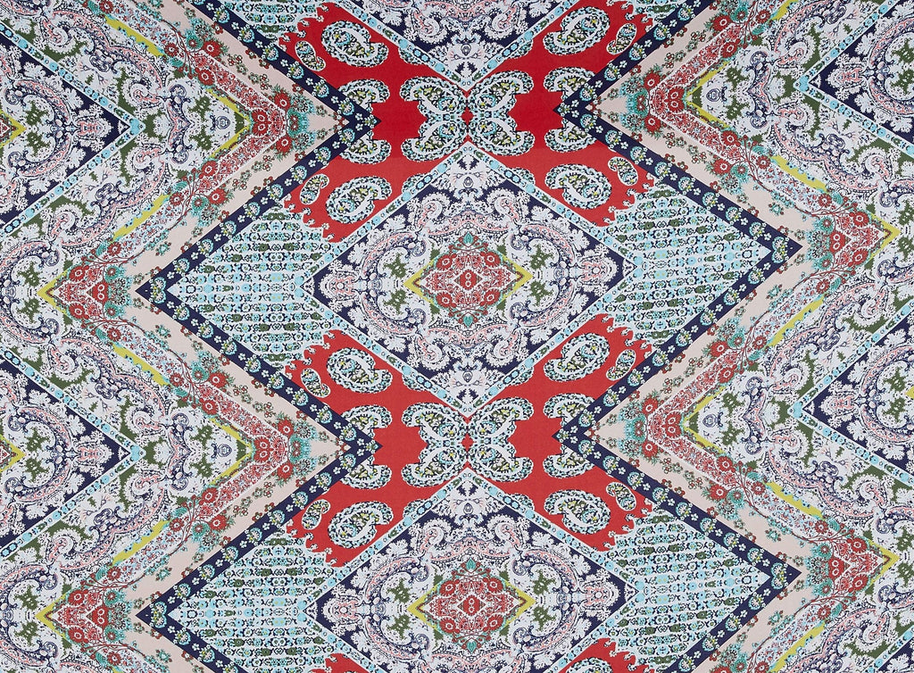 ZINA PAISLEY PRINT ON ITY  | 12862-1181  - Zelouf Fabrics