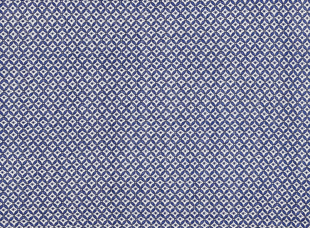 449 DEEP BLUE | 12875-3222 - "GEORGIE" COTTON NYLON LACE - Zelouf Fabrics
