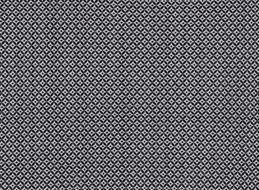 999 BLACK | 12875-3222 - "GEORGIE" COTTON NYLON LACE - Zelouf Fabrics