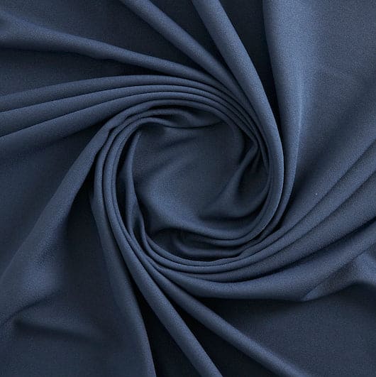 PRUSSIAN BLUE | 23434- - CREPE BACK SATIN - Zelouf Fabrics