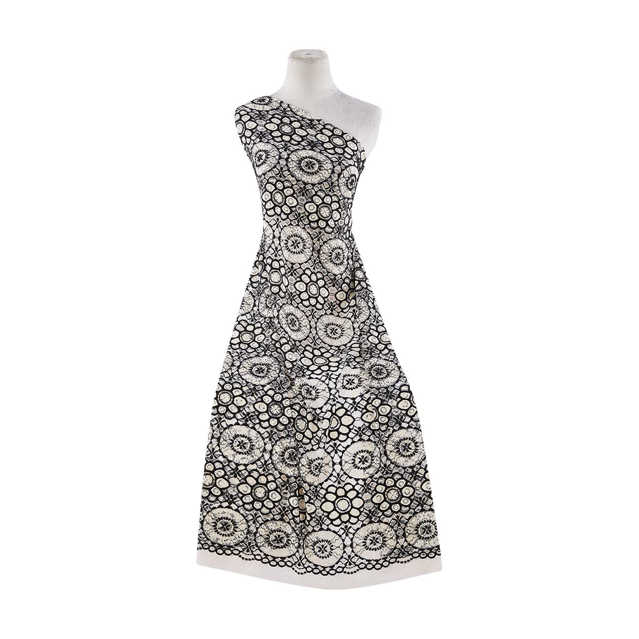 SUMEYE TWO TONE MEDALLION LACE | 13142-3219 999 BLACK/BLACK SUMEYE TWO TONE MEDALLION LACE | 13142-3219 999 BLACK/BLACK