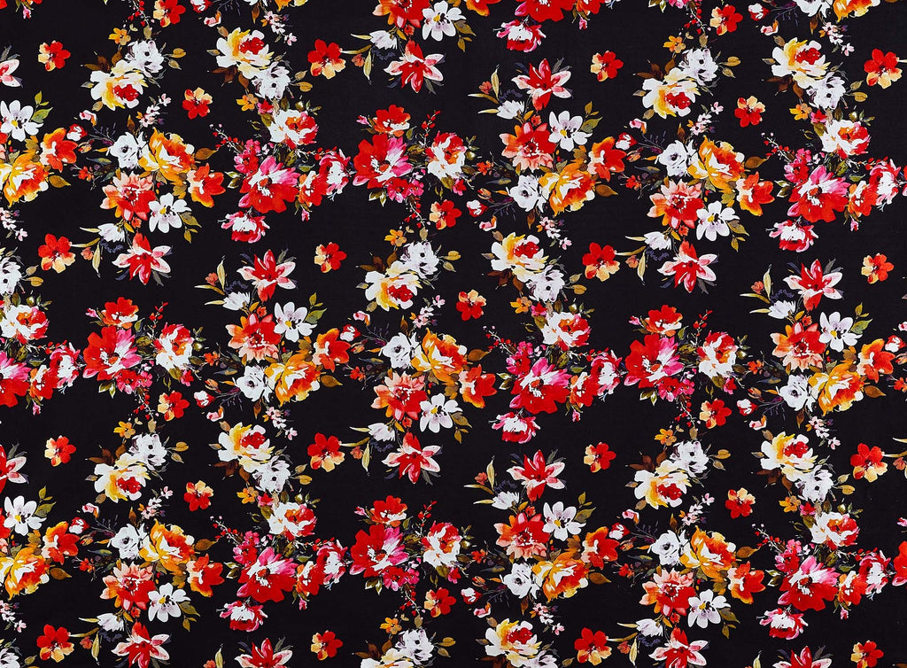 FLORAL SCUBA KNIT FOIL  | 13299-5631  - Zelouf Fabrics