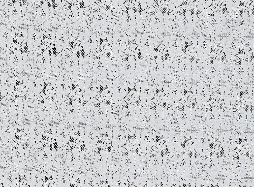 FLORAL FLOCKED LACE  | 13405-3227  - Zelouf Fabrics