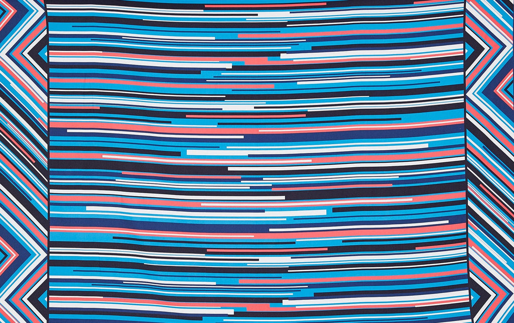 PEACH DOBBY  | 13499-3668DP 349 RED/BLUE - Zelouf Fabrics