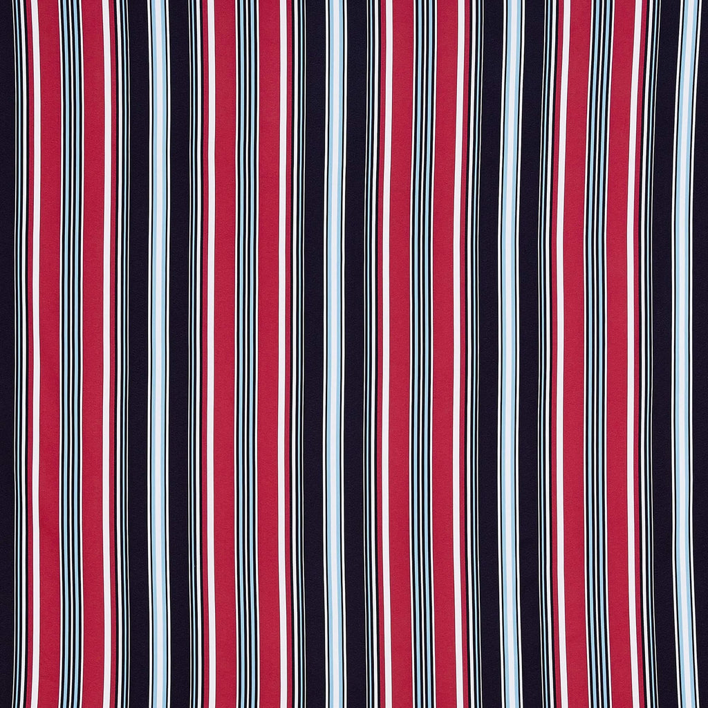 349 RED/SKY | 13512-8771DP - DIGITAL PRINT ON EMILY STRETCH CREPE - Zelouf Fabrics