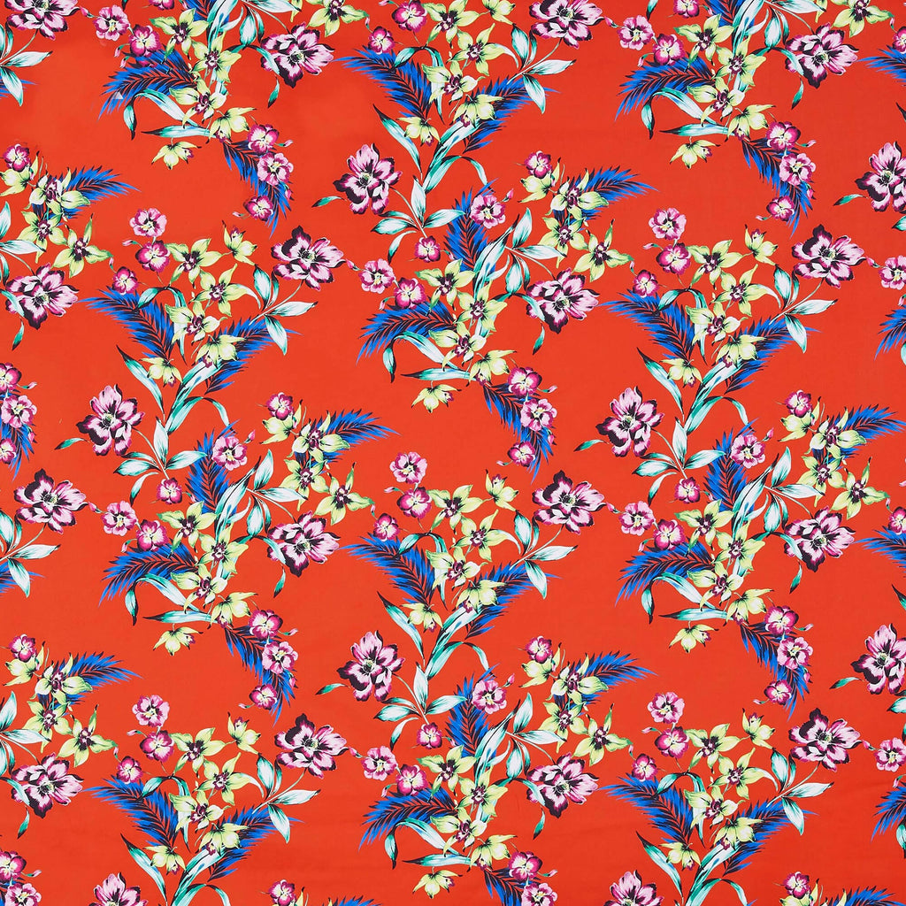 337FIRE/FUCHSIA | 13533-1323DP - BELLE CREPE - Zelouf Fabrics