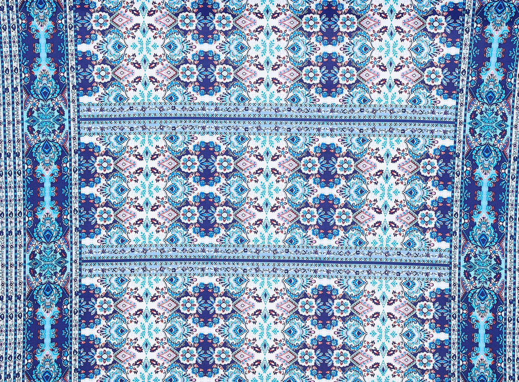 PRINT ITY  | 13540-1181 434 BLUE/RED - Zelouf Fabrics