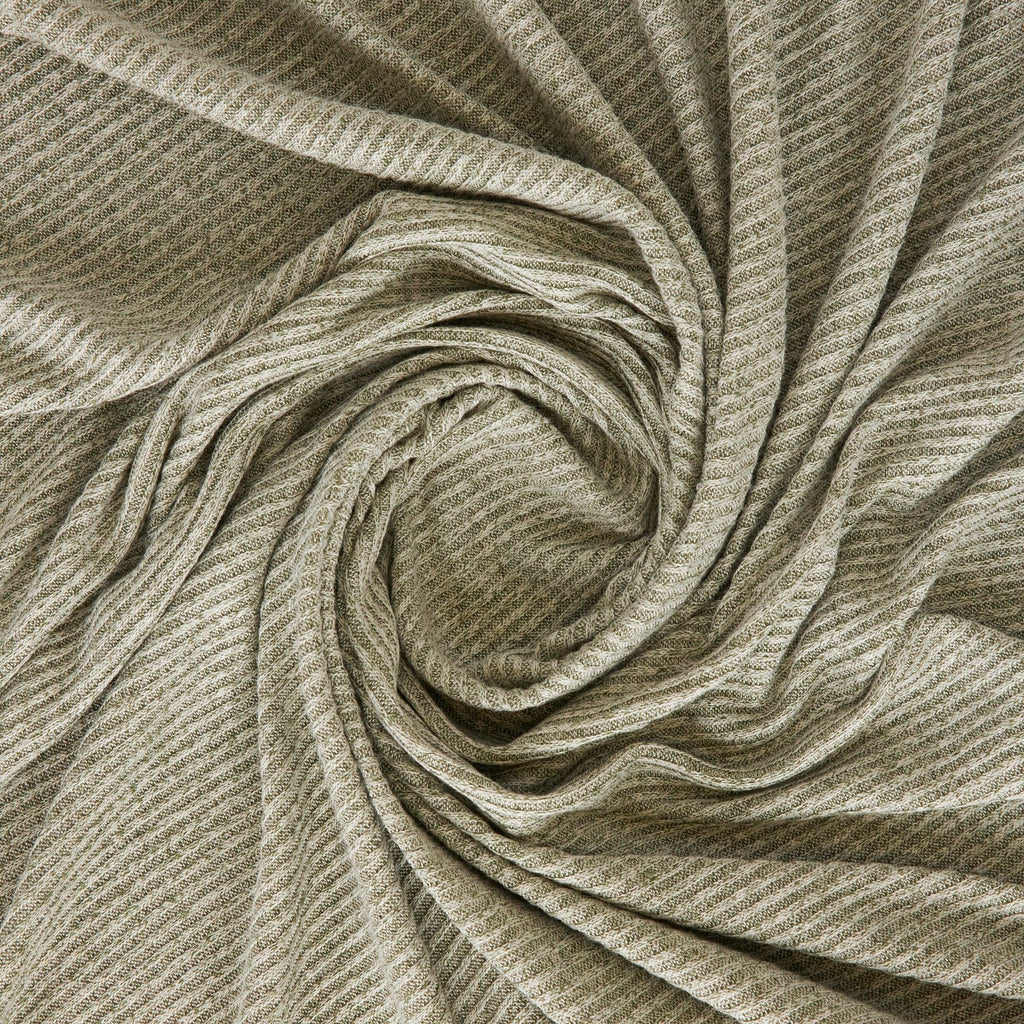 BRUSHED HAACHI  | D1933 WASHEDJUNIPER/WHITE - Zelouf Fabrics