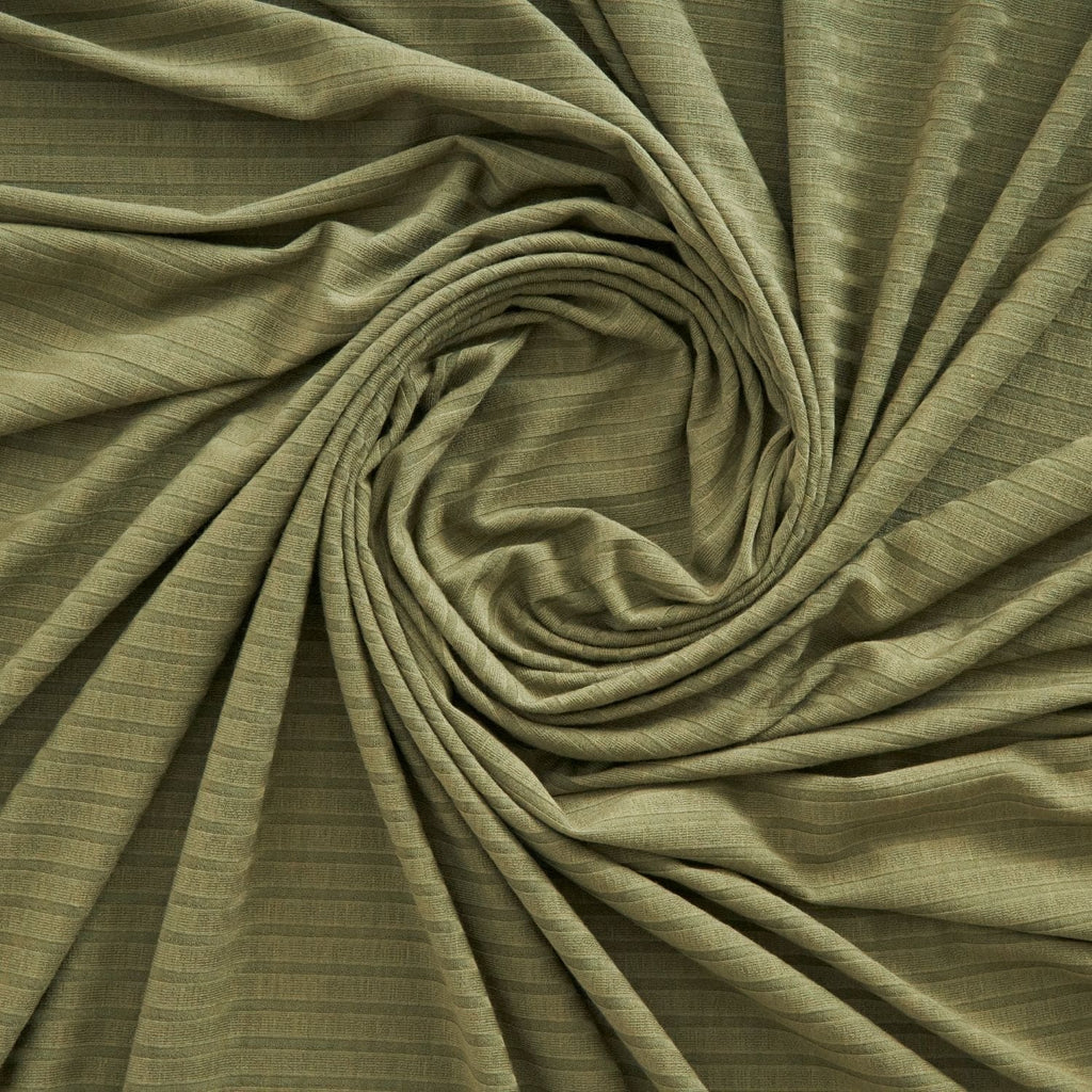 OLIVE | 26122 - CATALINA RIBBED KNIT - Zelouf Fabrics