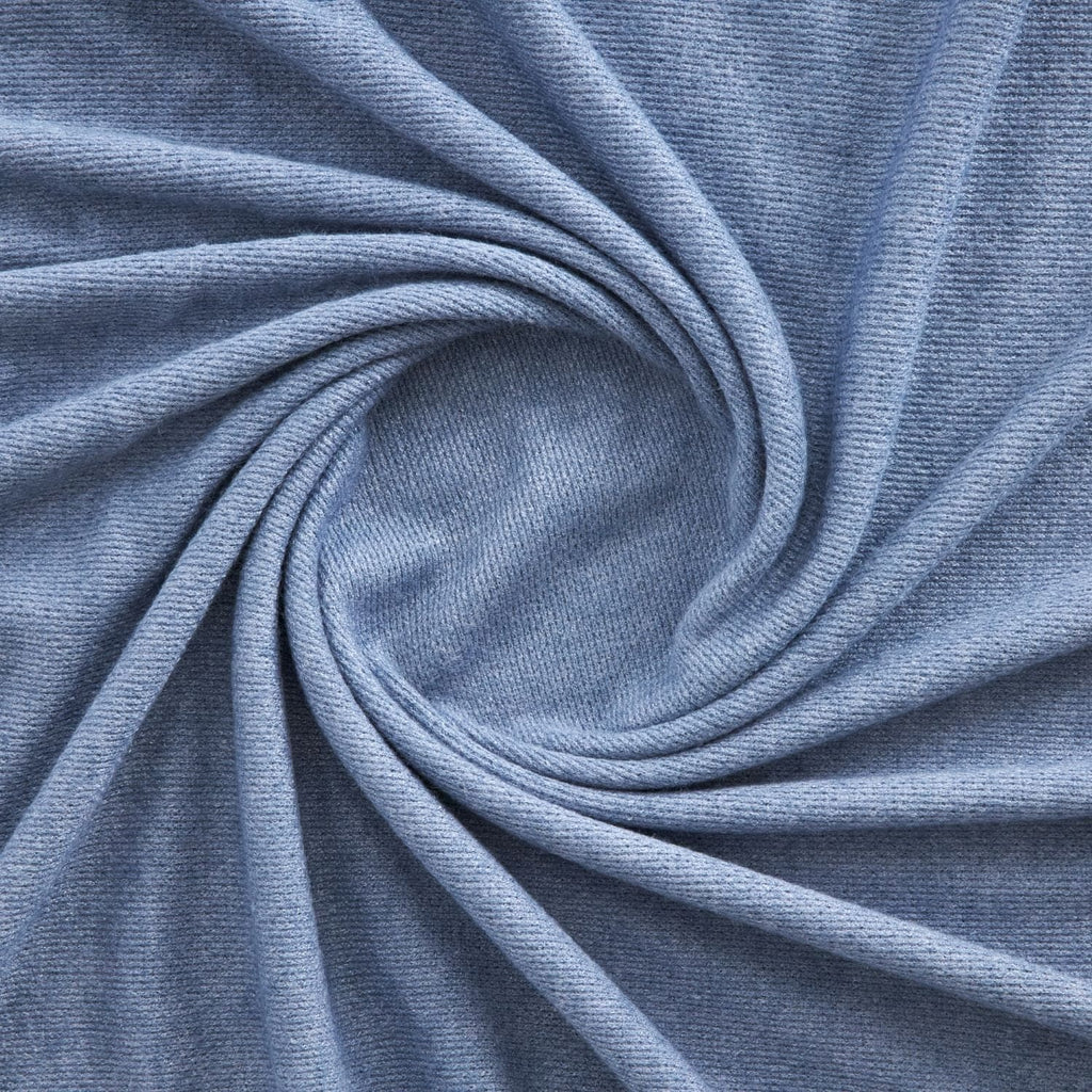 SLATE BLUE | 26123 - LUNA LOOSE SWEATER KNIT - Zelouf Fabrics