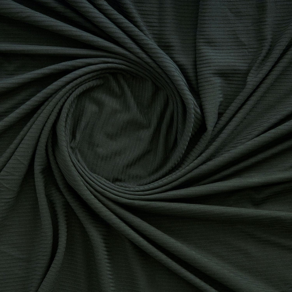 SIRO RIBBED KNIT  | 3547 HUNTER - Zelouf Fabrics