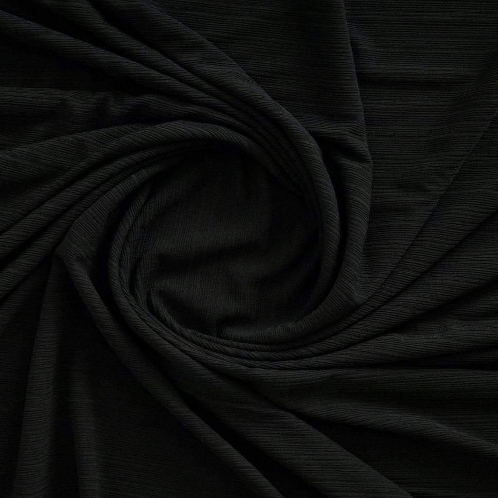 VARIEGATED RIB SWEATER KNIT | 26124 BLACK - Zelouf Fabrics