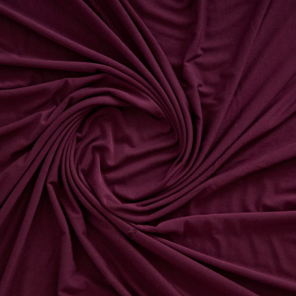 RAYON SPANDEX JERSEY  | 26117 ARRESTING BURGUNDY - Zelouf Fabrics