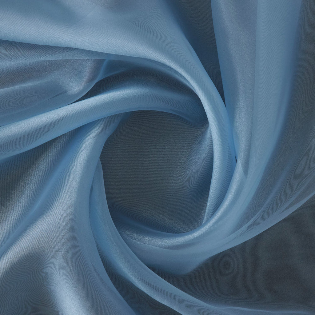 LEGACY ORGANZA | 926 SUEDE BLUE - Zelouf Fabrics