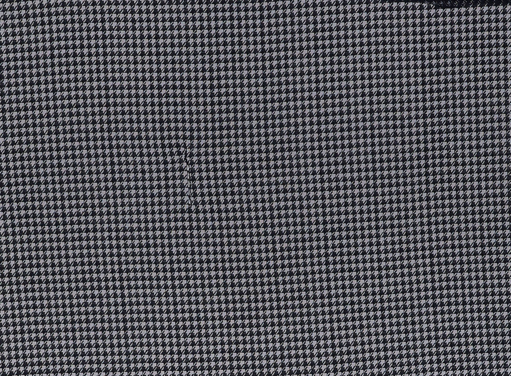 999 BLACK | 1591 - HOUNDSTOOTH SHADOW MESH - Zelouf Fabrics