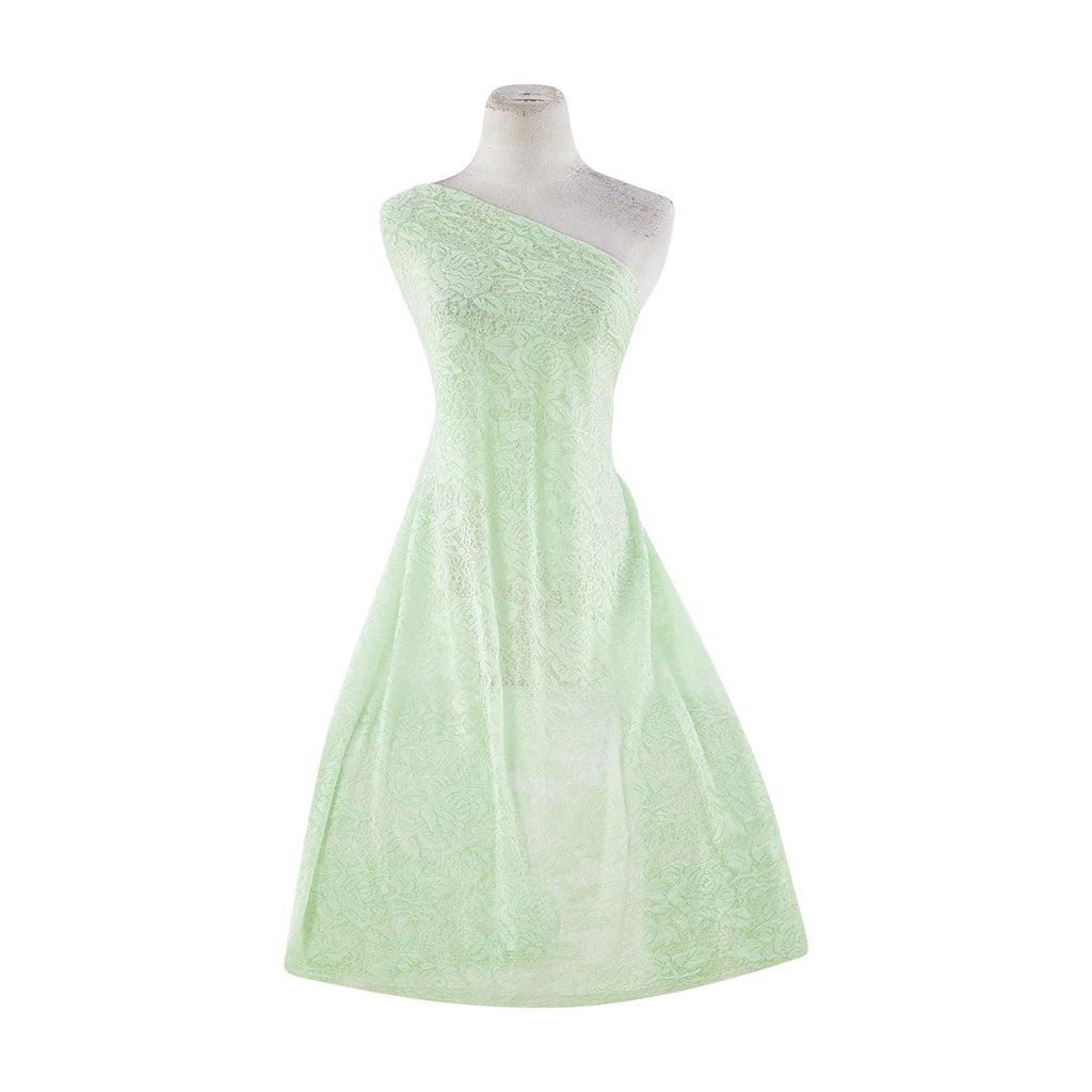 771 PISTACHIO | 1660 - POLYESTER RAYON COTTON STRIPE JACQUARD - Zelouf Fabrics
