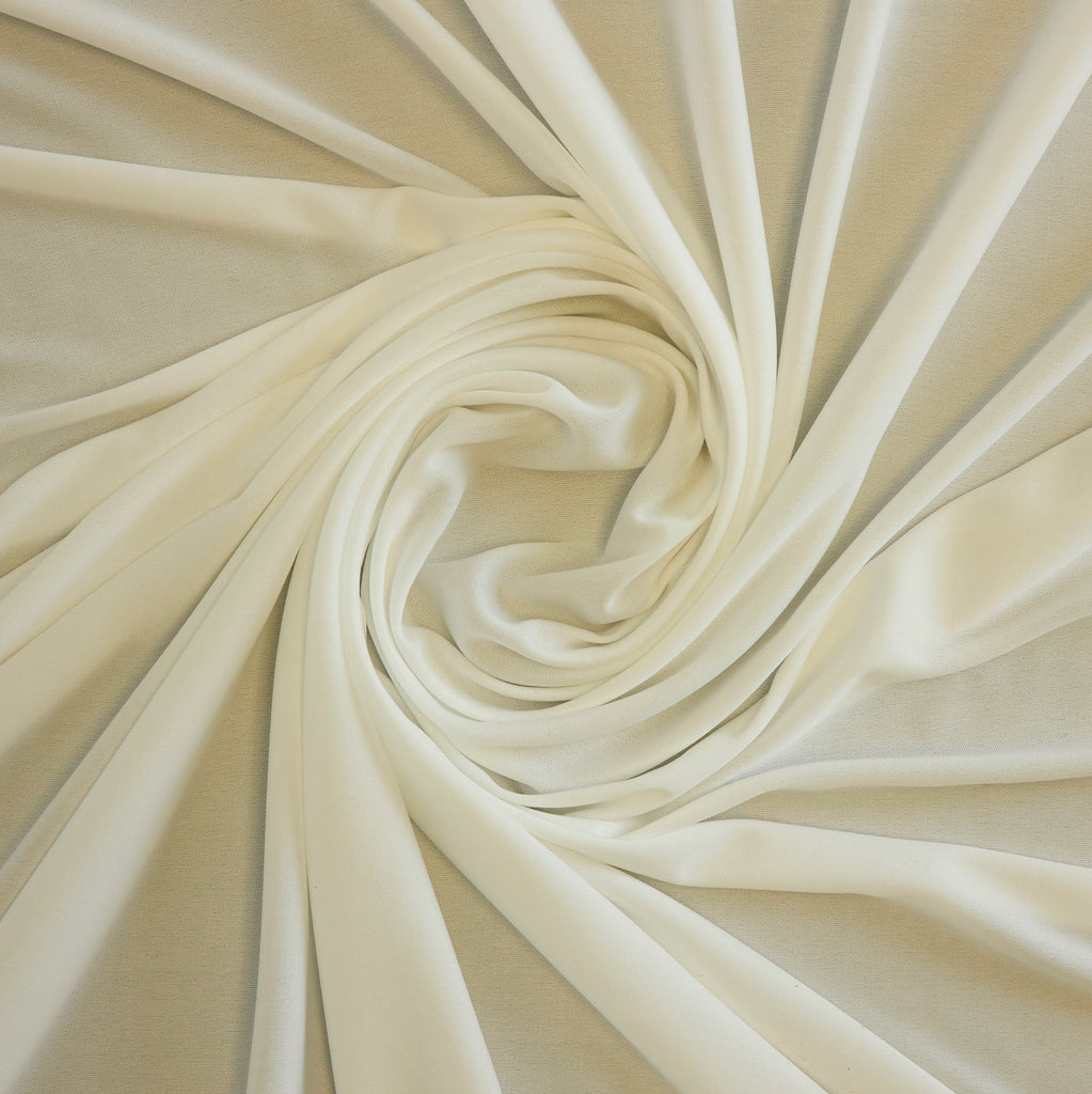 WHITE | 2259 - SOLID INTERLOCK PLAIN DYED - Zelouf Fabrics