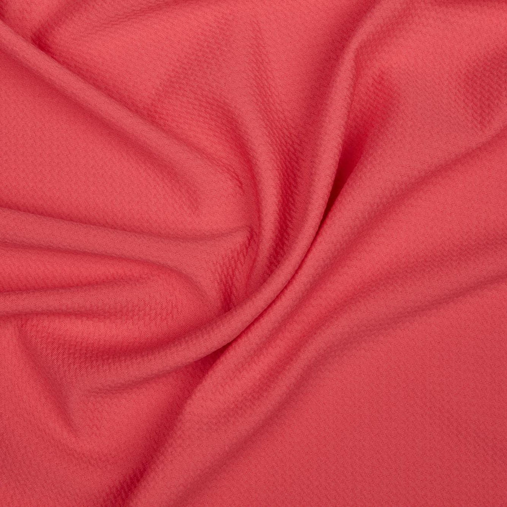 JH LIVING CORAL | 1833-RED - LUSH TEXTURED KNIT - Zelouf Fabrics