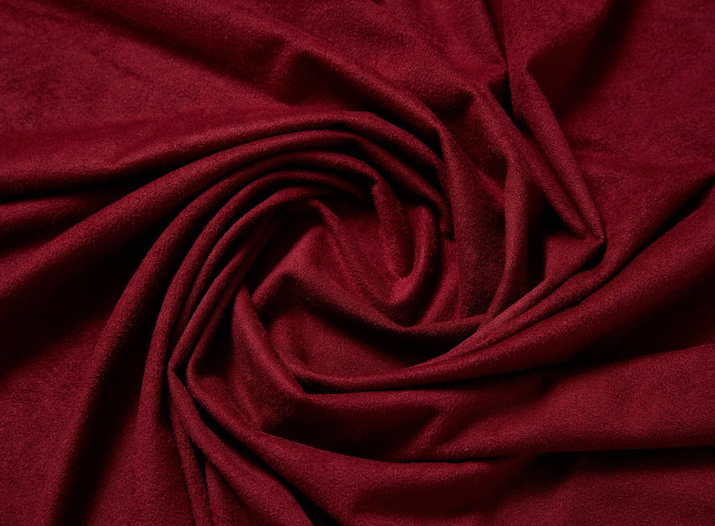 ONE SIDE SUEDE SOLID  | 1839 424 WILD BERRY - Zelouf Fabrics