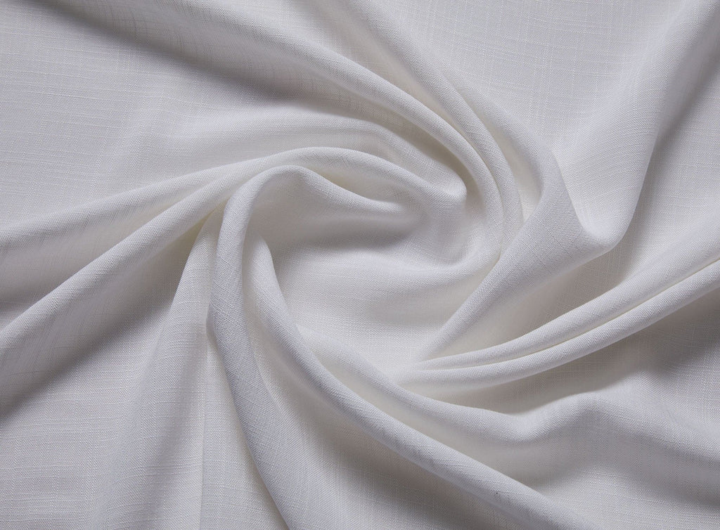 DAKOTA RAYON LINEN  | 1865 112 IVORY - Zelouf Fabrics