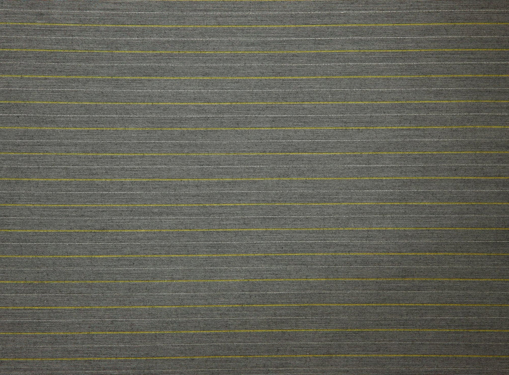 GREY/YELLOW | 25854 - SNAPE STRIPE LUREX SUITING - Zelouf Fabrics