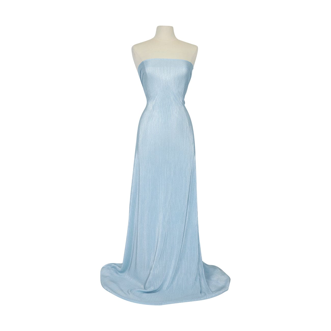 ZENYA FOIL SKINNY PLEATED BODRE | 25861PLT SERENE BLUE/SIL ZENYA FOIL SKINNY PLEATED BODRE | 25861PLT SERENE BLUE/SIL