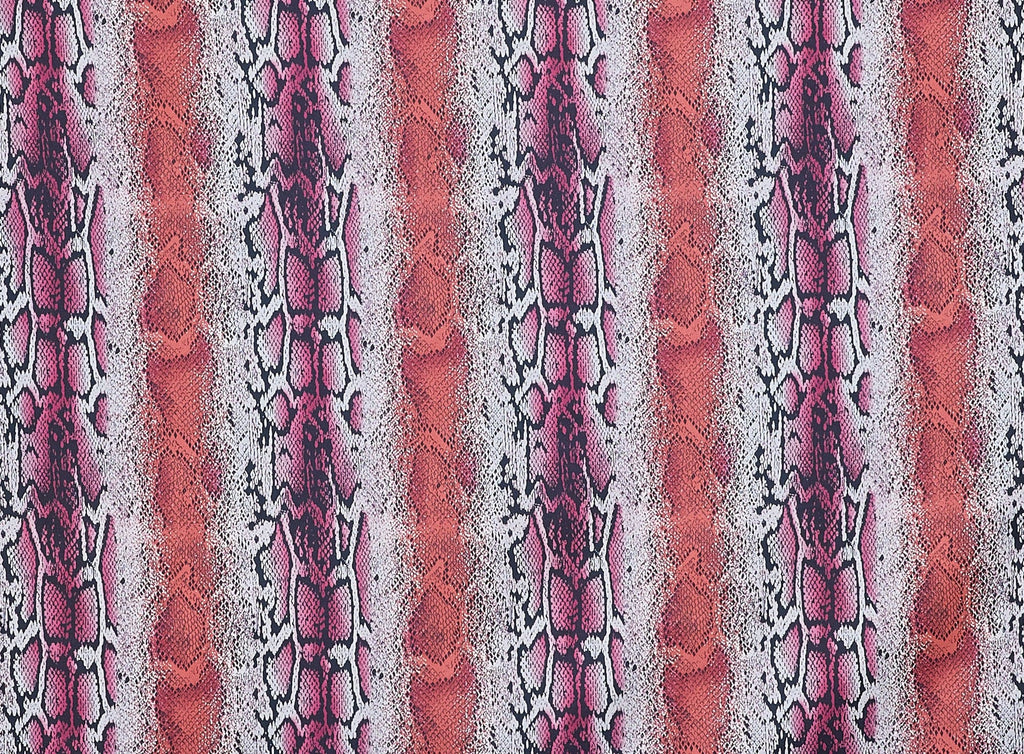 SILVER/ROSE | 20003-1173 - SNAKE SKIN PRINT ON ANNABELLE - Zelouf Fabrics