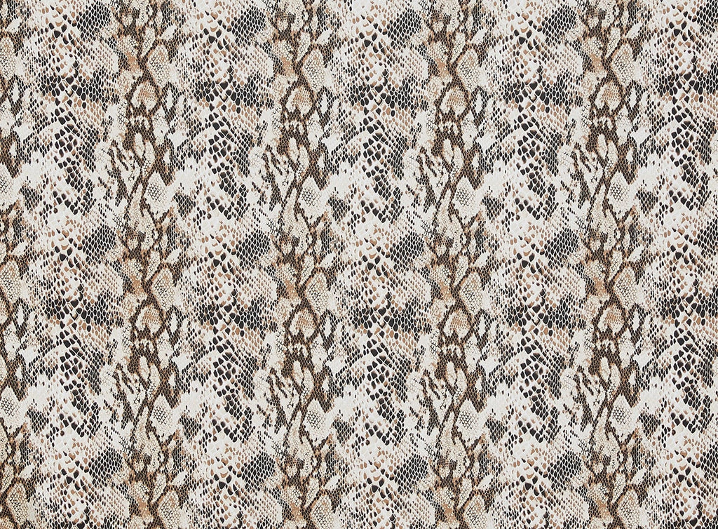 GOLD/BLACK | 20004-1173 - PYTHON PRINT ON ANNABELLE - Zelouf Fabrics