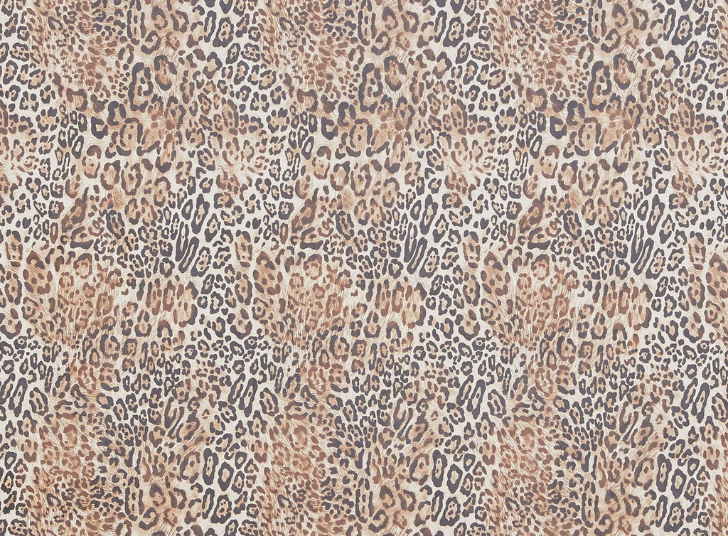 LEOPARD PRINT ON SILKY KNIT  | 20022-4344  - Zelouf Fabrics