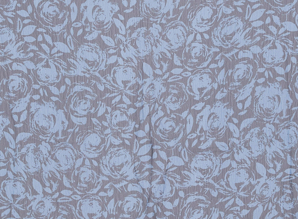 NAVY | 20023-6867 - FLORAL PRINT ON BUTTER YORYU - Zelouf Fabrics
