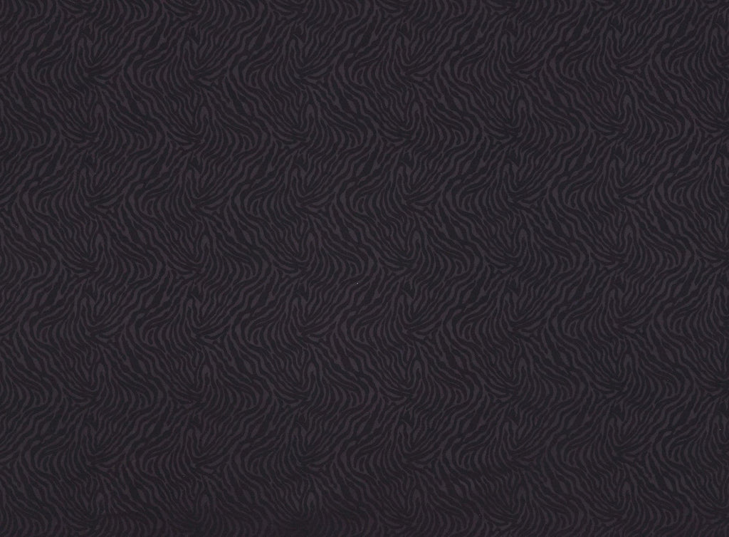 ALLOVER ZEBRA AMANDA ST. SATIN JACQUARD  | 20131 BLACK - Zelouf Fabrics