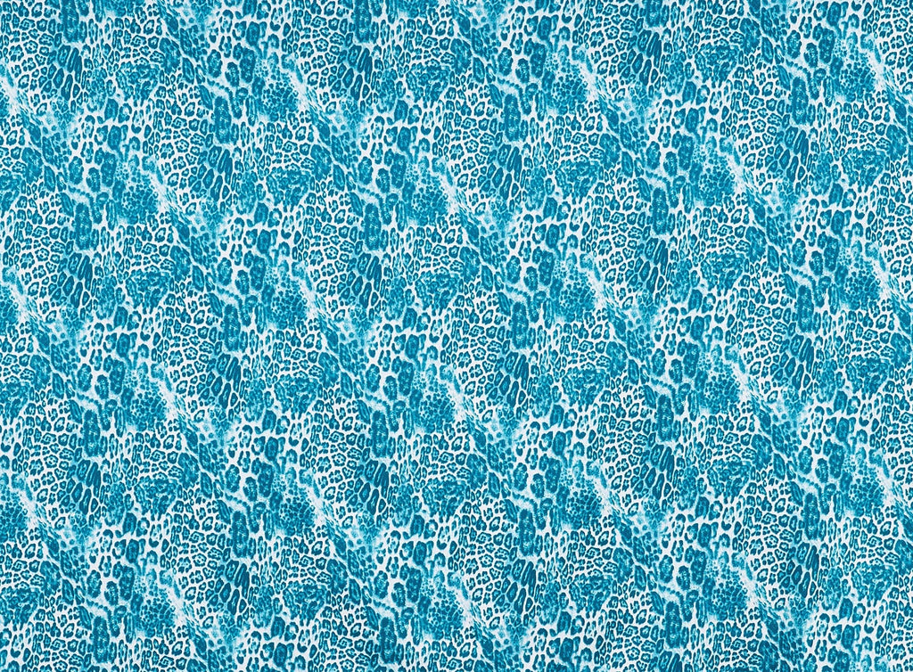 TEAL | 20150-7306 - ASHLEY CHARMEUSE PRINT - Zelouf Fabrics
